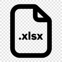 xlsxTabelle, xlsxTabellendatei, xlsxDatei symbol