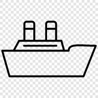 yacht, ships, ocean, travel icon svg