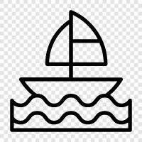 yacht, cruiser, sailing, cruising icon svg