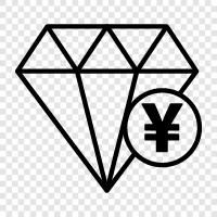 yangtze diamond, chinese diamond, carat, quality icon svg