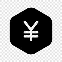 yen, Japanese yen, currency, foreign exchange icon svg