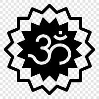 yoga, meditation, chakra, mantra icon svg