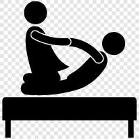 YogaMassage, Schwedische Massage, Deep TissueMassage, Reflex symbol