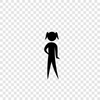 young girls, preteen girls, teen girls, young women icon svg