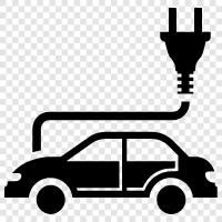 zero emissions, electric car, electric cars, electric transportation icon svg