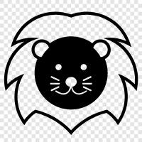 zoo, animal, big, predator icon svg