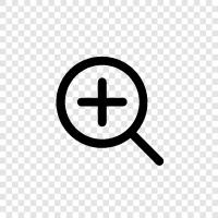 zoom out, magnification, magnifying glass, image magnification icon svg